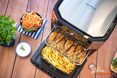 air fryer britania fritadeira air fry oven 4 em 1 brf2100 5