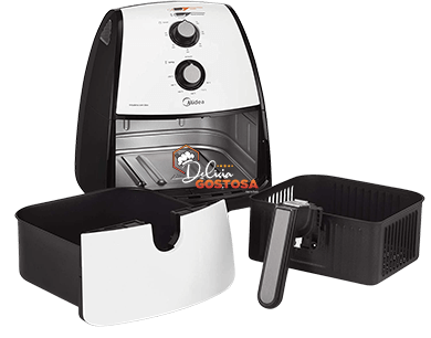 air fryer midea fritadeira sem oleo 4l branca midea 1