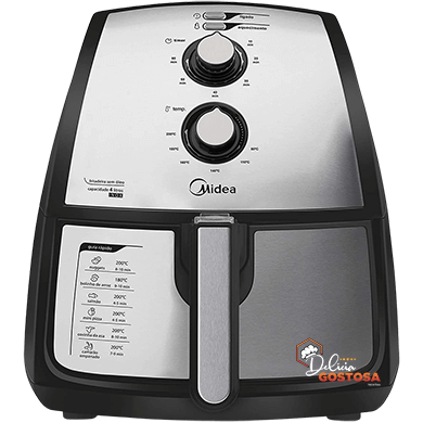 air fryer midea fritadeira sem oleo 4l branca midea 5