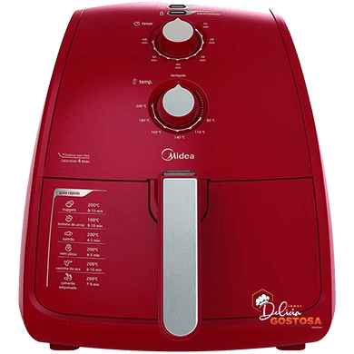 air fryer midea fritadeira sem oleo 4l branca midea 6