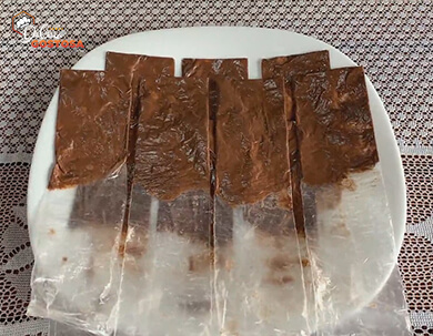 Geladinho gourmet morango com nutella