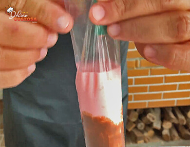 Geladinho gourmet morango com nutella